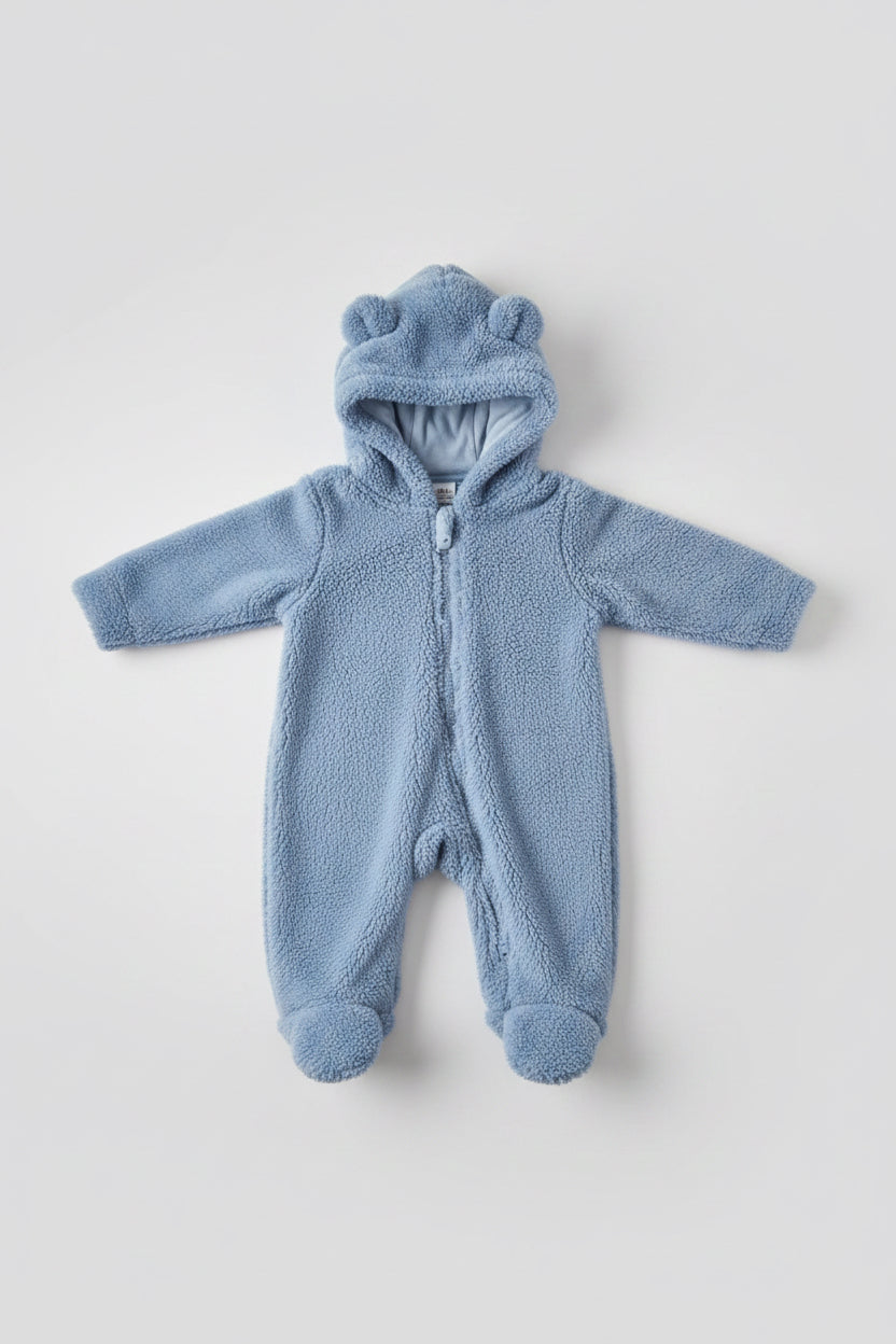 Osito Polar Bebé con Capucha y Orejas – 6 Colores🐻❤️