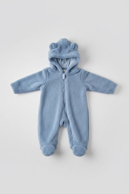 Osito Polar Bebé con Capucha y Orejas – 6 Colores🐻❤️