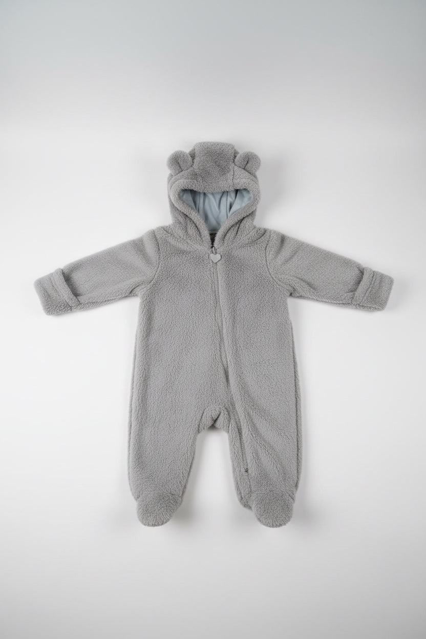 Osito Polar Bebé con Capucha y Orejas – 6 Colores🐻❤️