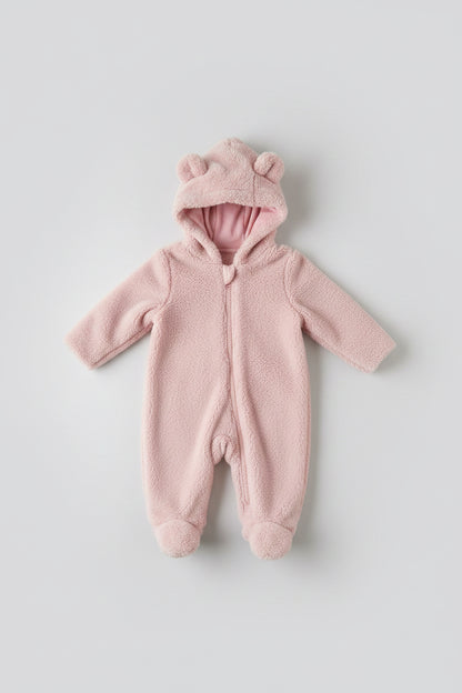 Osito Polar Bebé con Capucha y Orejas – 6 Colores🐻❤️