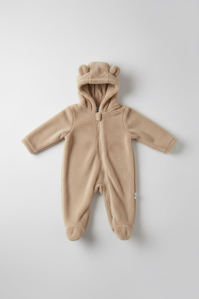 Osito Polar Bebé con Capucha y Orejas – 6 Colores🐻❤️