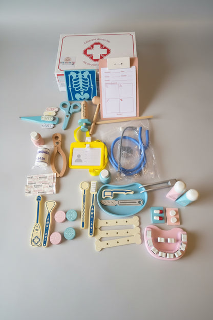 Kit Médico y Dental de Madera 👨🦷 – Children's Doctor Toy