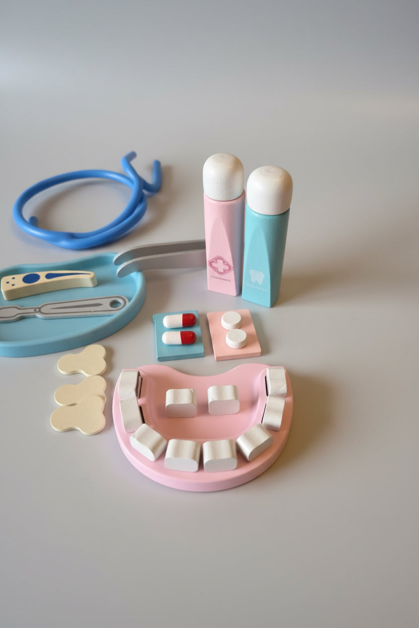 Kit Médico y Dental de Madera 👨🦷 – Children's Doctor Toy