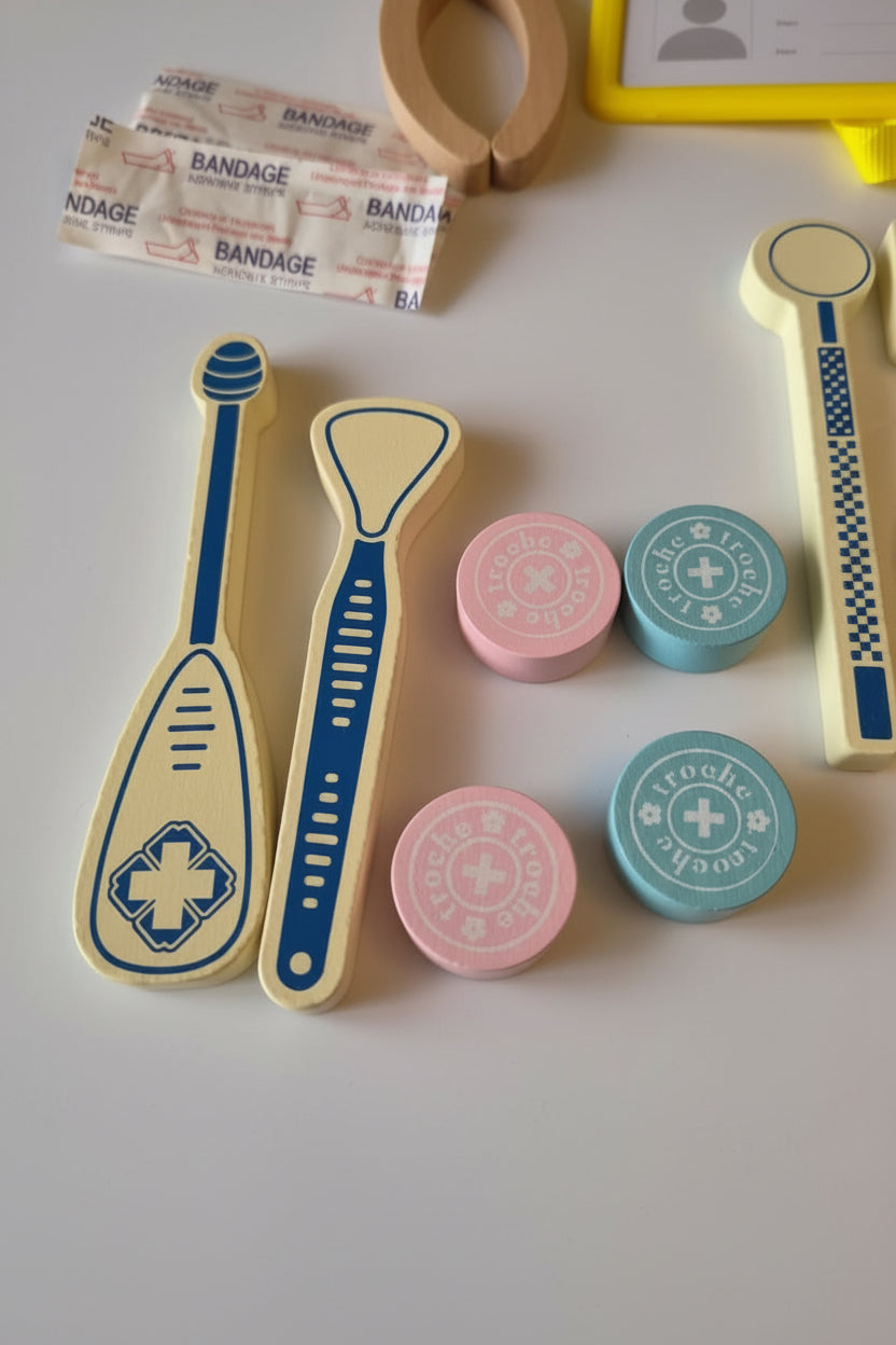 Kit Médico y Dental de Madera 👨🦷 – Children's Doctor Toy