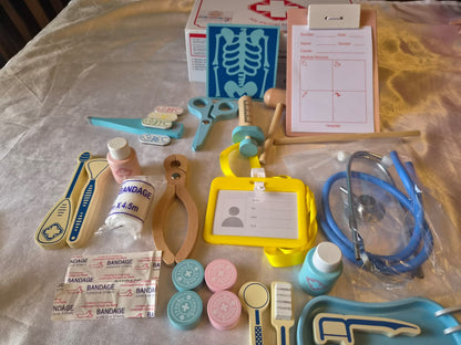 Kit Médico y Dental de Madera 👨🦷 – Children's Doctor Toy