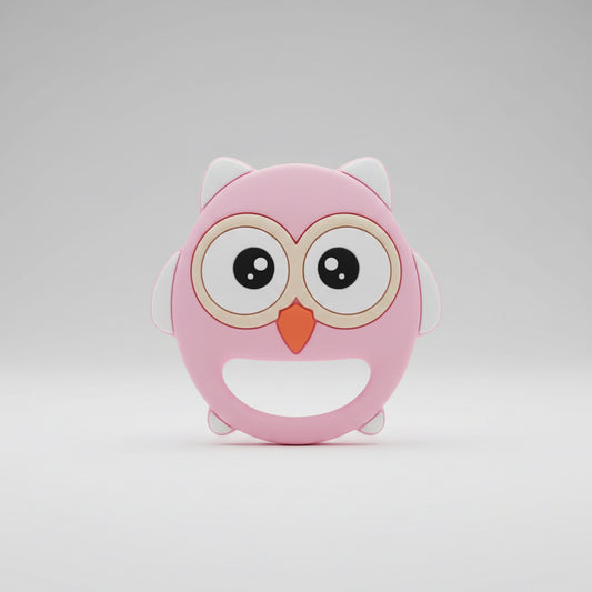 Mordedor silicona buhito rosado
