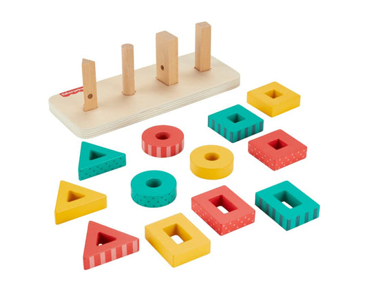 Juguete Montessori Encajador de Formas en Madera – Fisher Price